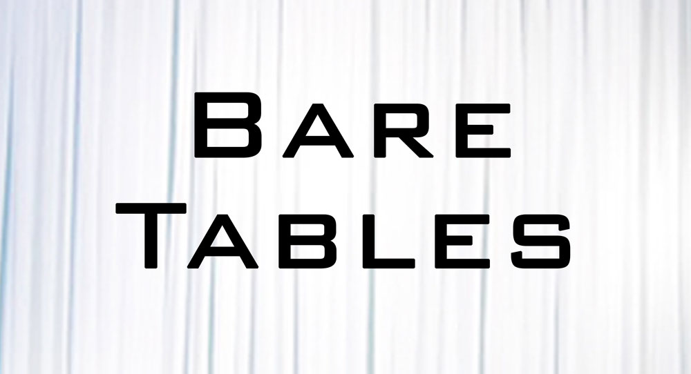 Available Bare Tables